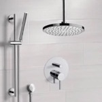 Remer SFR75 Ceiling Rain Shower System with Handheld, Rain Shower Head, Shower Faucet Set